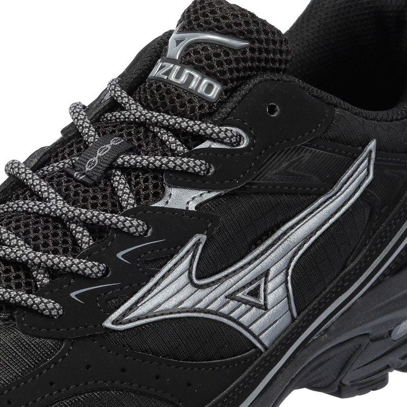 Mizuno MXR Tech Black / Metallic Grey Trainers
