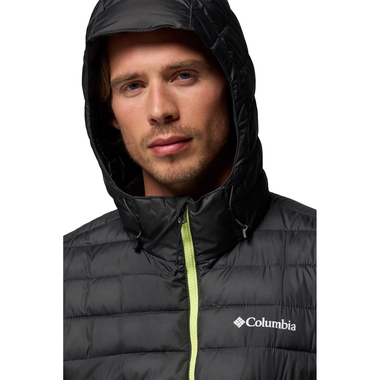 Columbia Powder Lite II Hooded Jacket Men's Blue Puffer Jacket