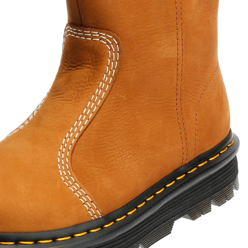 Dr. Martens Zebzag Rigger Milled Nubuck Women's Desert Brown Boots