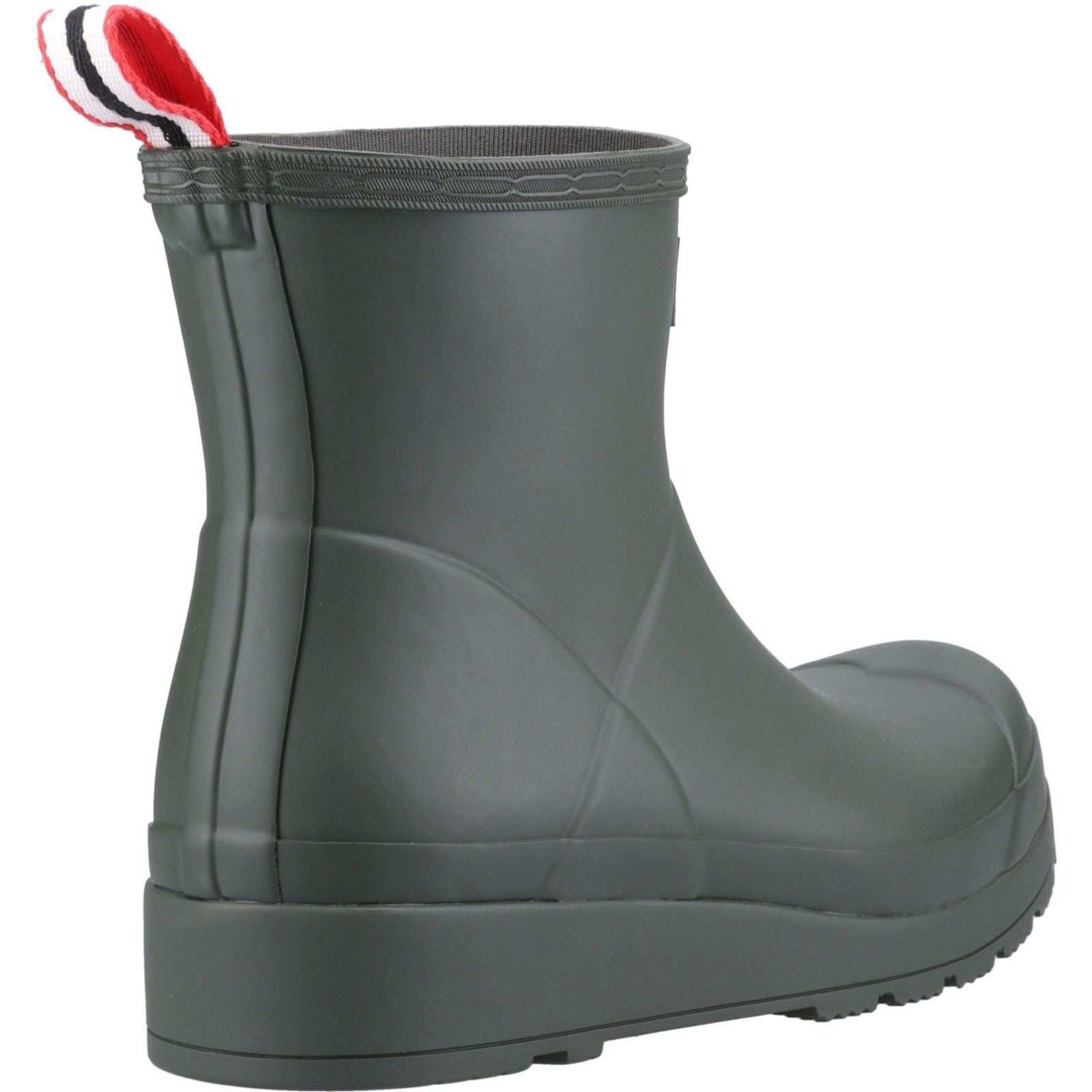 Hunter Play Short Rubber Women's Dark Olive Wellington Boots
