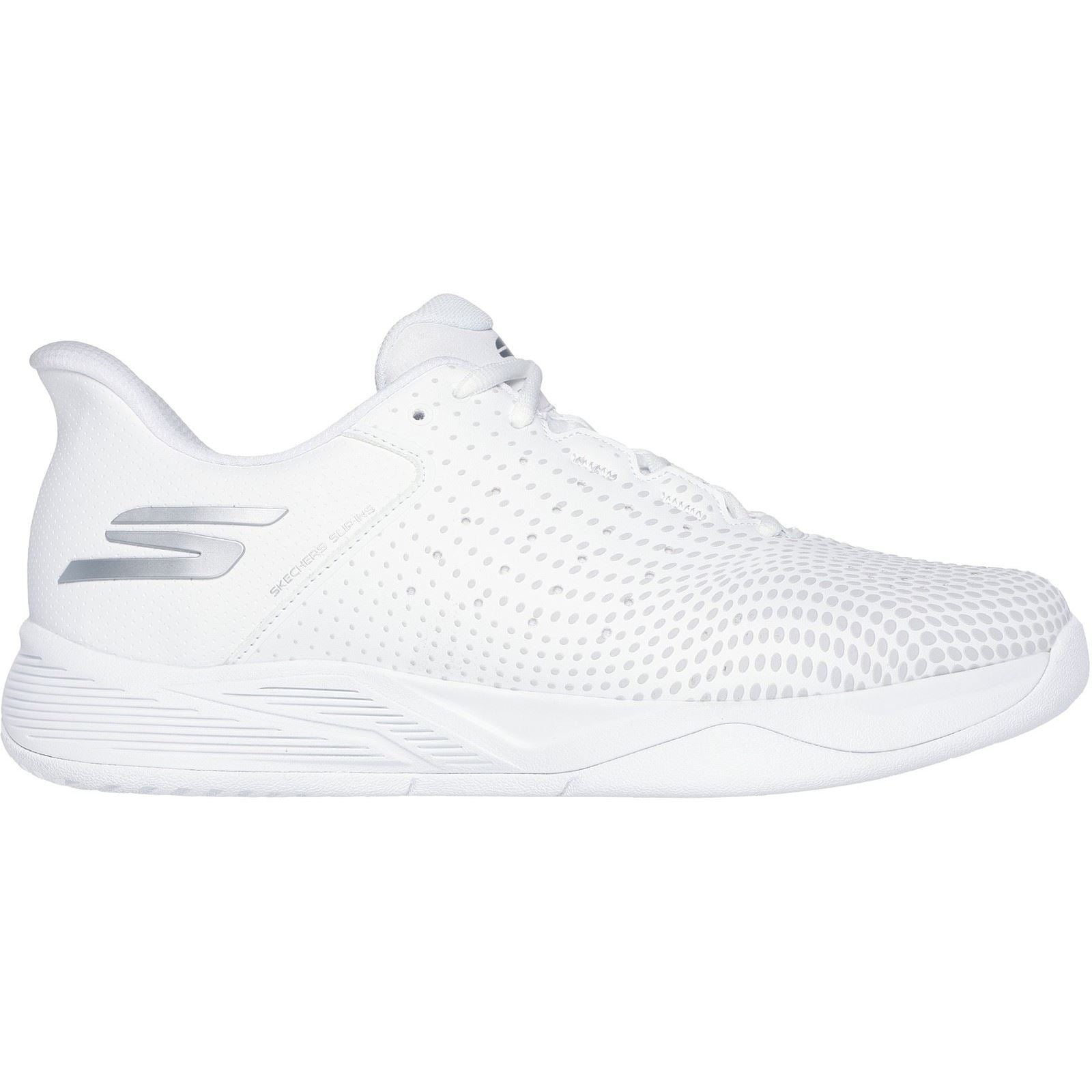 Skechers Performance Slip-ins Relaxed Fit Viper Court Reload Synthetic Men's White Trainers