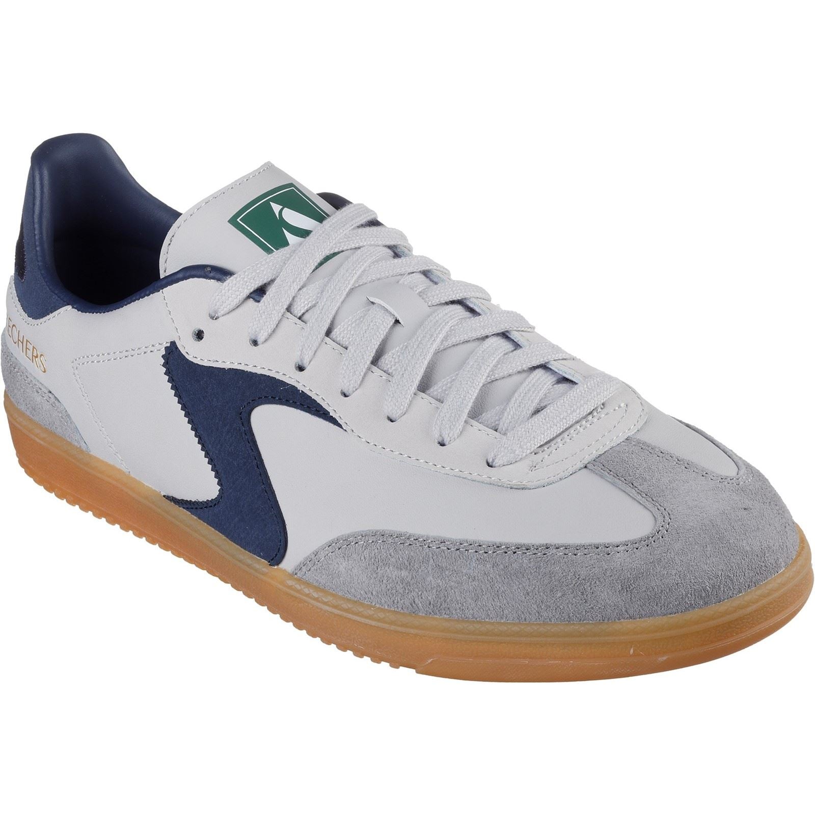 Skechers Hotshot Pyke Synthetic Men's Grey/Navy Trainers