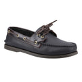Sperry Authentic 2 Eye Leather Men's Amaretto/Black Boat Shoes