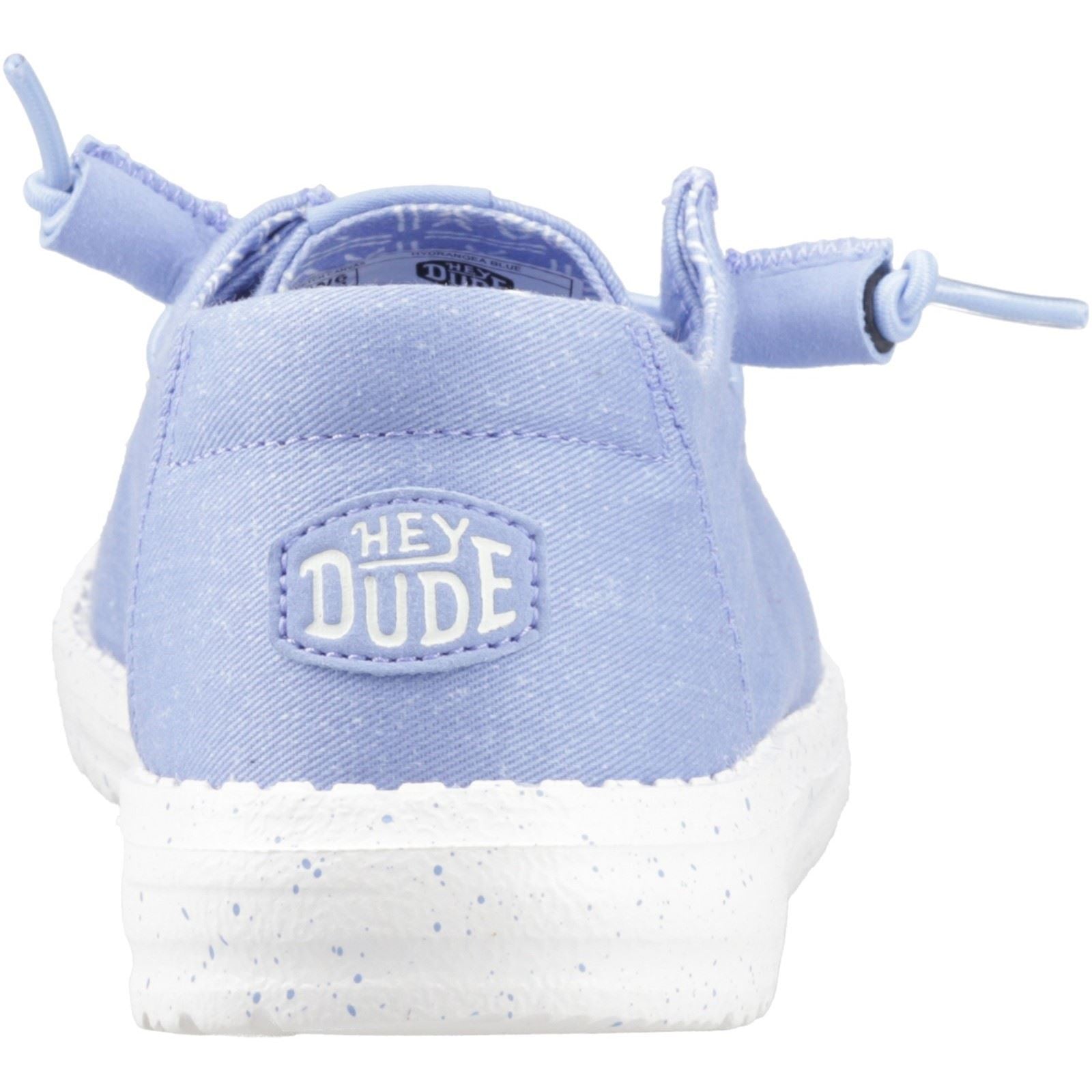 HEYDUDE Wendy Stretch Textile Women's Hydrangea Blue Loafers