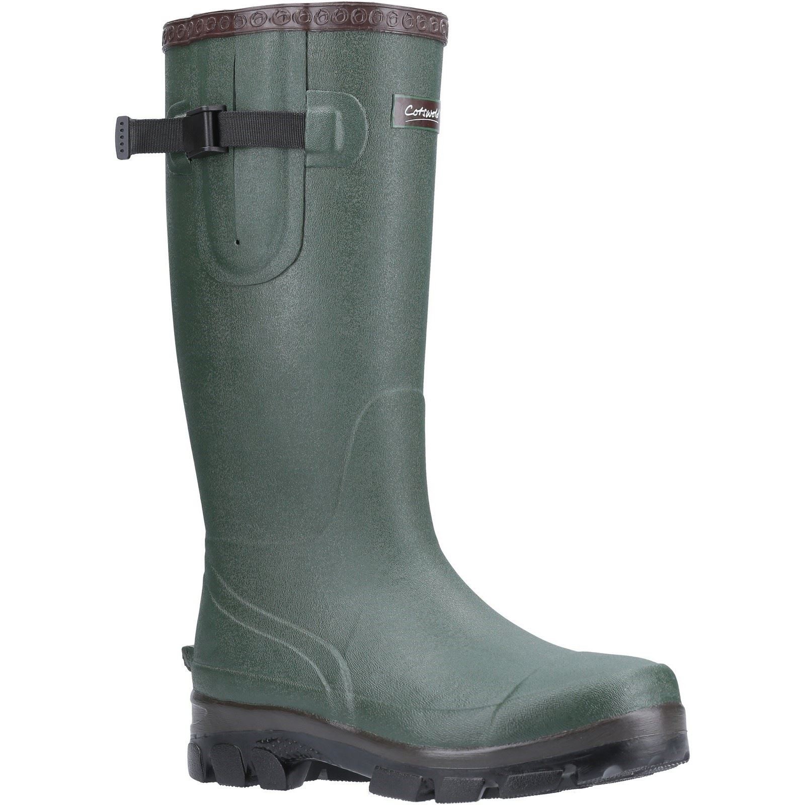 Cotswold Grange Synthetic Green Wellington Boots