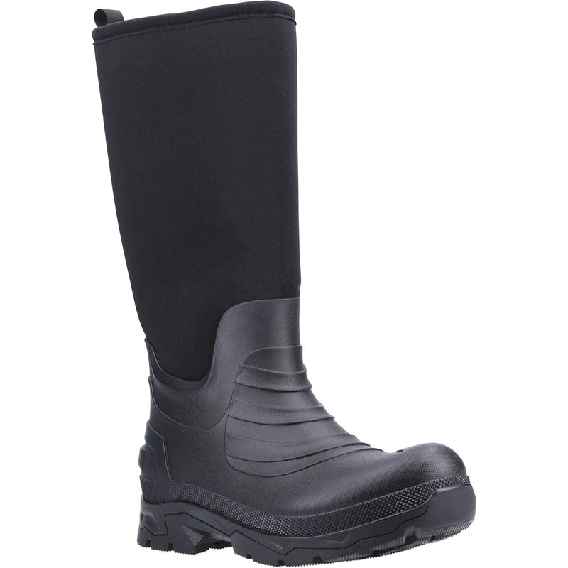 Cotswold Kenwood Synthetic Black Wellington Boots