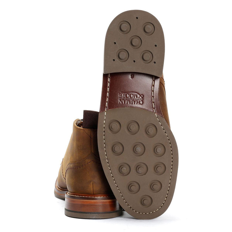 Chapman & Moore Country Chukka Oiled Leather Men's Tan Boots