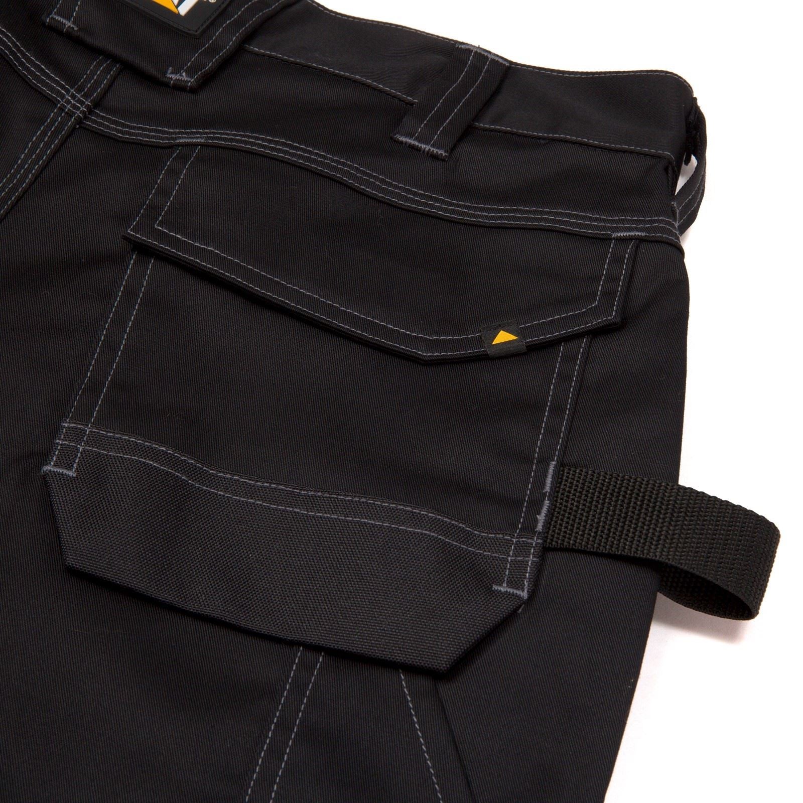 Caterpillar Essential Knee Pocket Stretch Holster Polyester Men's Black Outdoor Trousers