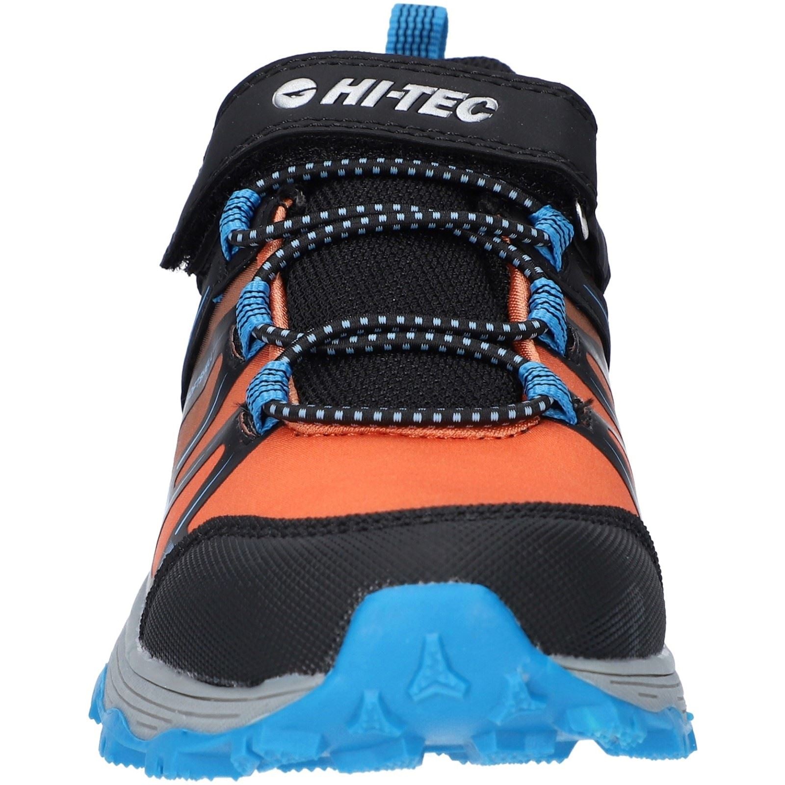 Hi-Tec SCRAPPY LOW WP JR Synthetic Black/Blue Danube/Flame Hiking Shoes