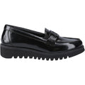 Hush Puppies Francis Loafer Patent Leather Girls's Black Loafers