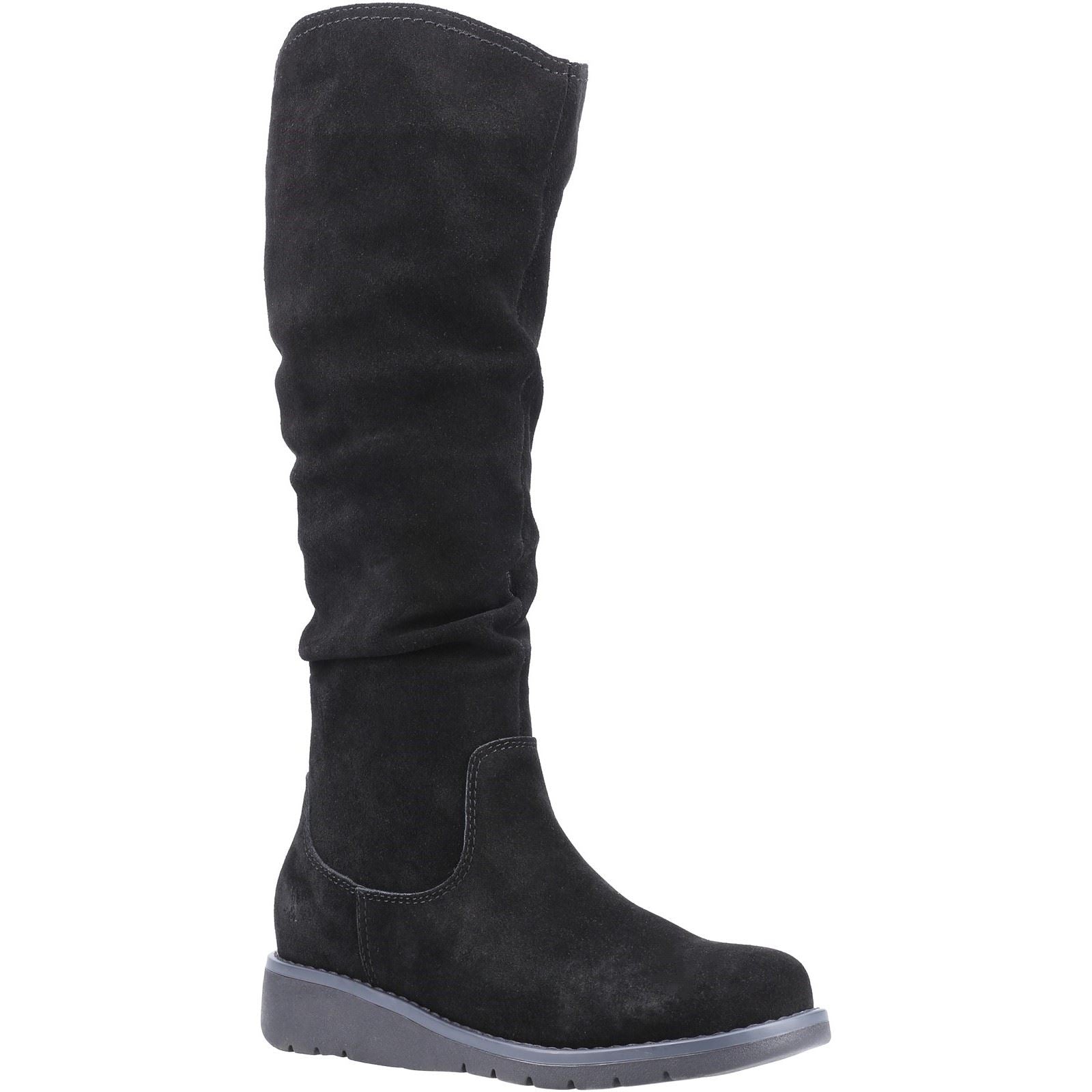 Hush Puppies Lucinda Suede Women's Black Boots