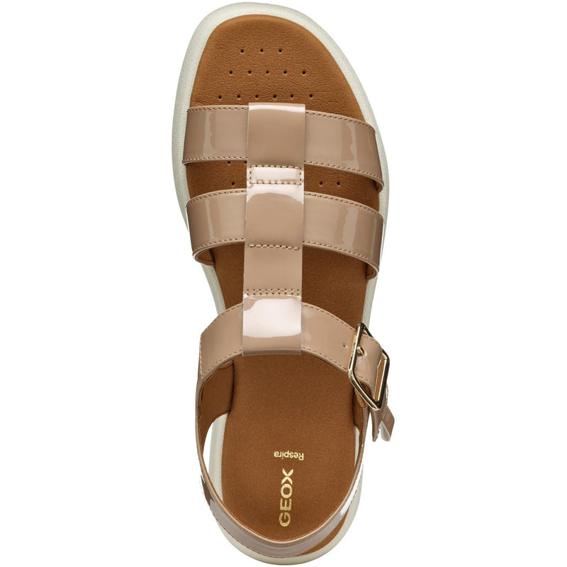 Geox D CAMALEI Synthetic Synthetic Women's Caramel Sandals