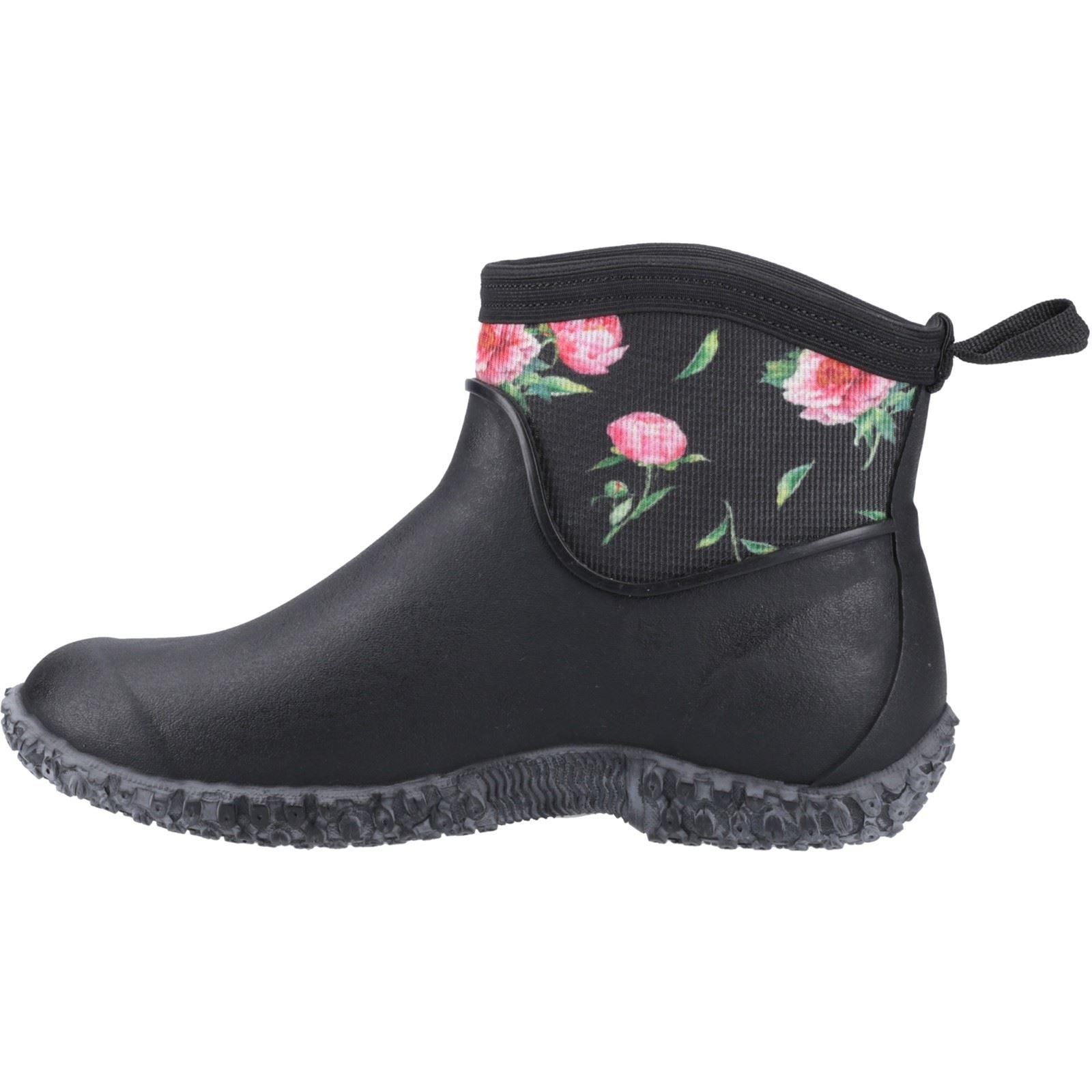 Muck Boots Muckster II Ankle Rubber Women's Black/Roses Wellington Boots