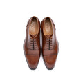 Chapman & Moore Toe Cap Oxford Leather Men's Chocolate Shoes