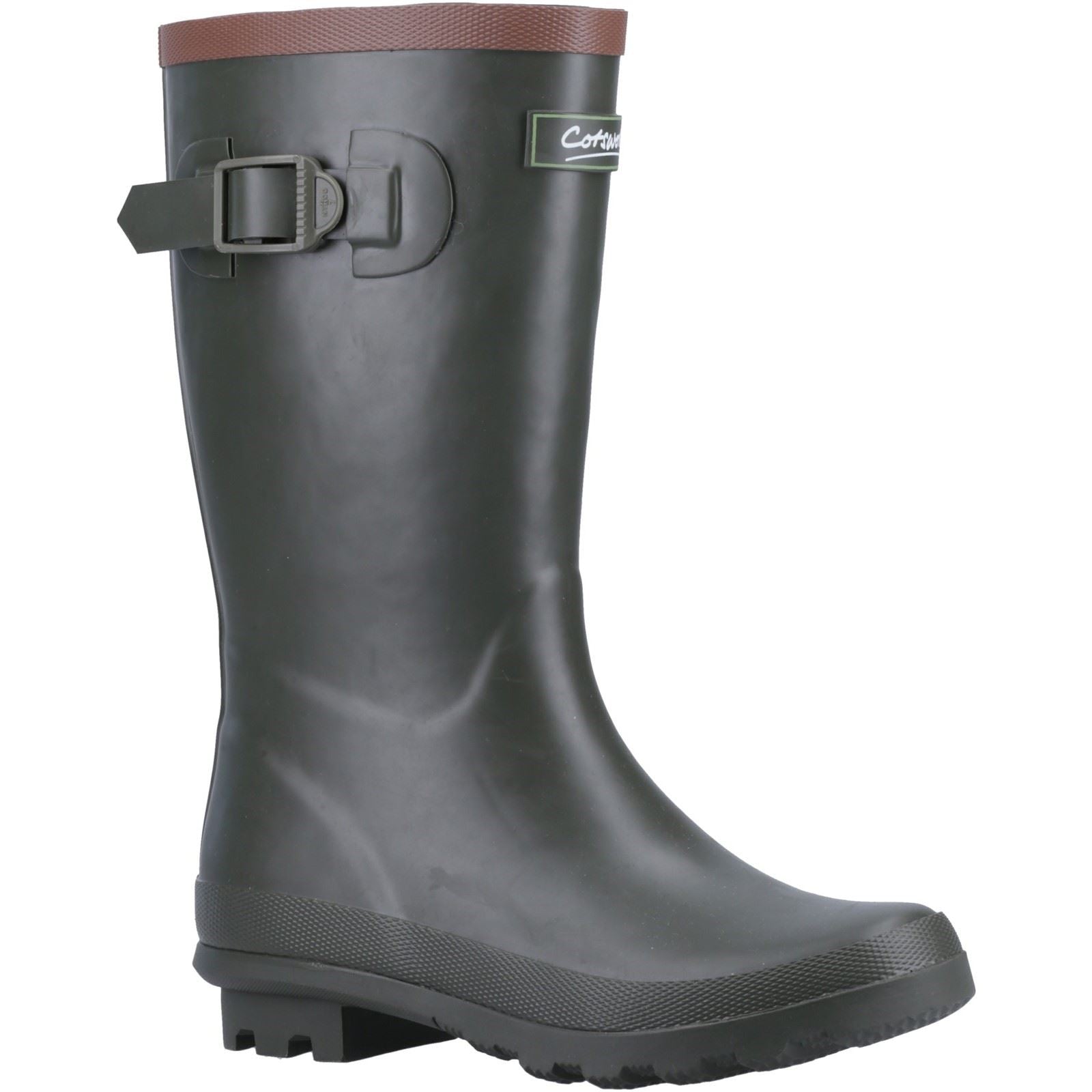 Cotswold Bowldown Rubber Boys's Green Wellington Boots