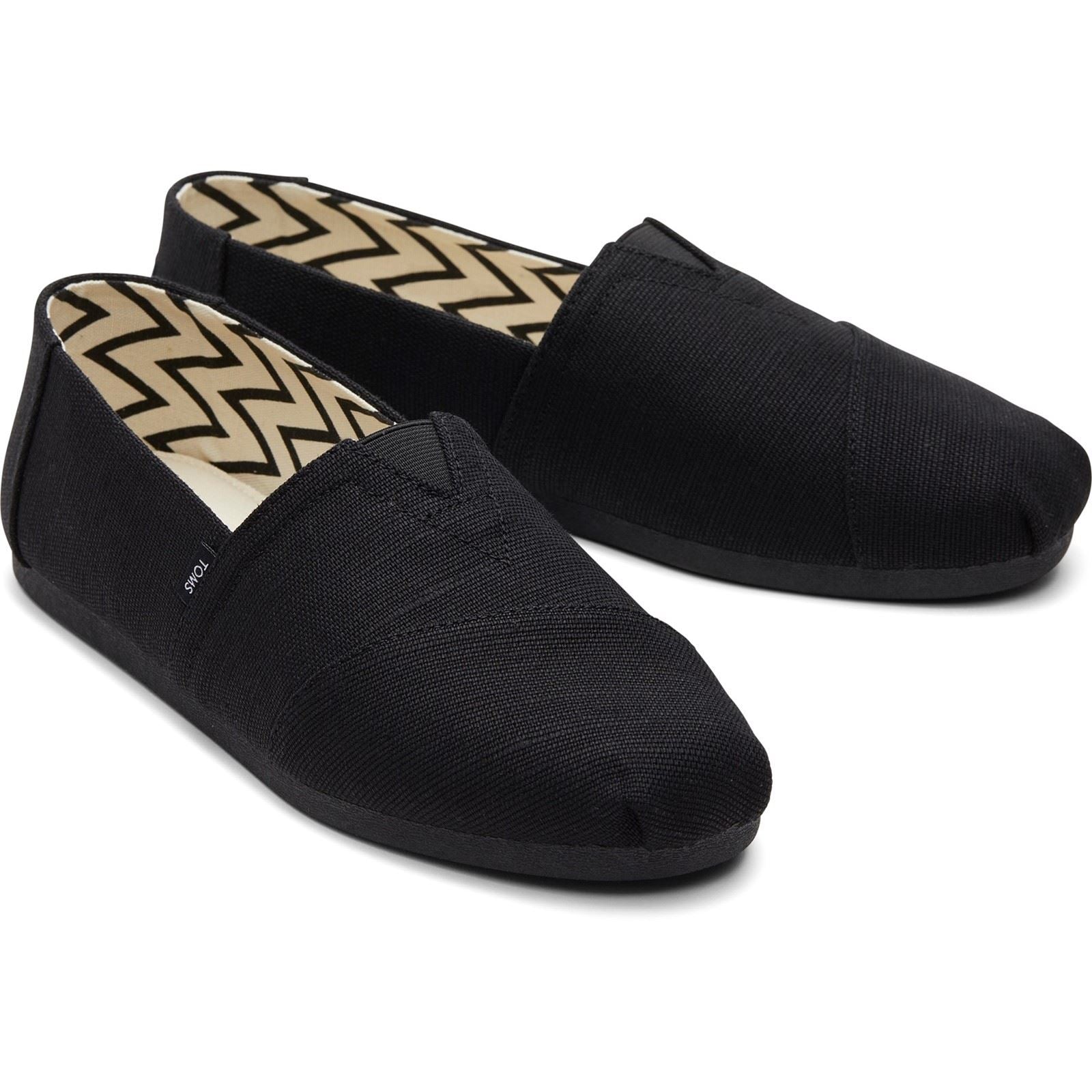 TOMS Alpargata Classic Cotton Men's Black Espadrilles