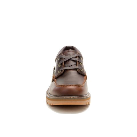 Caterpillar Colorado Boat Lo Leather Men's British Tan Lace-Up Shoes