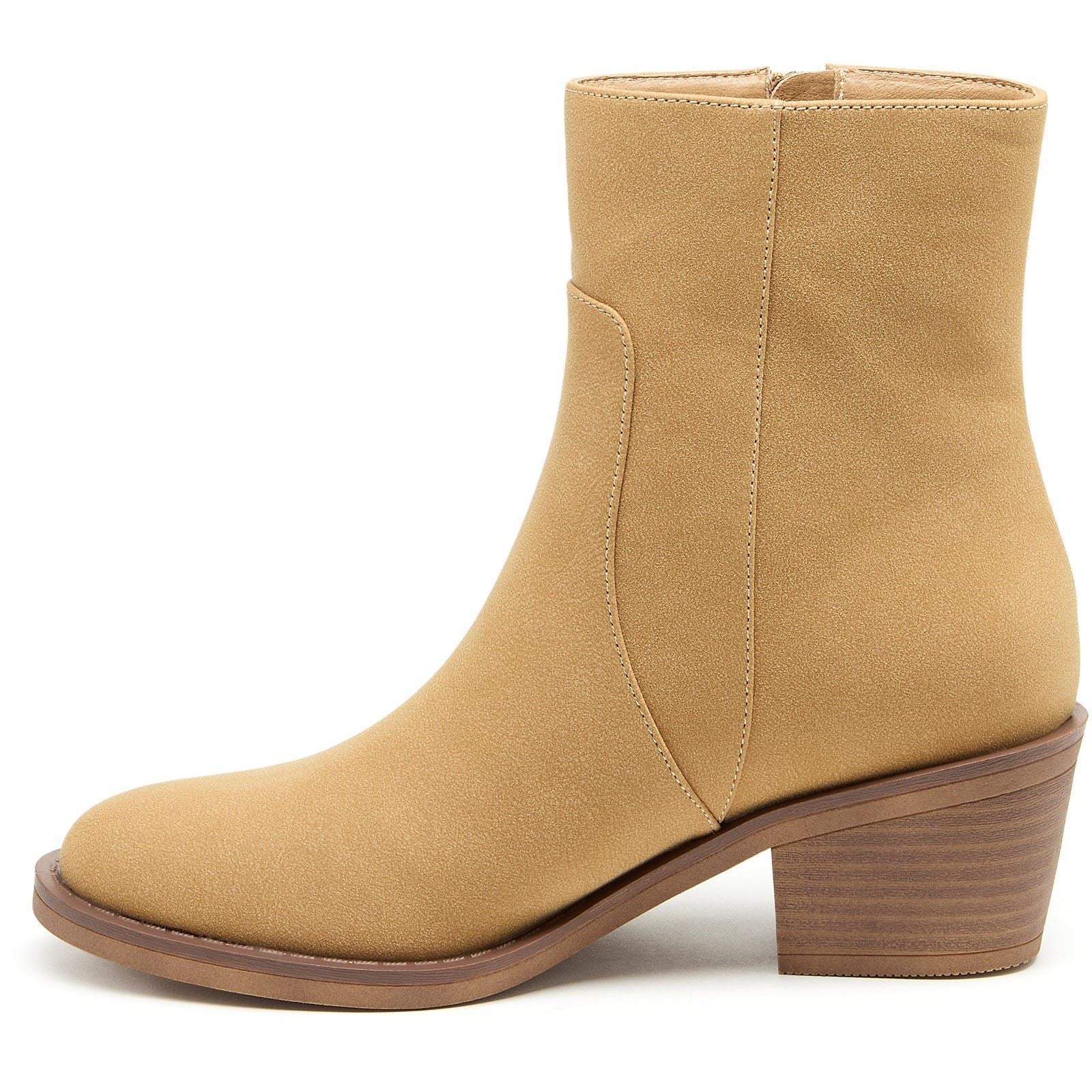 Rocket Dog Yonder Polyurethane Women's Camel Heeled Ankle Boots