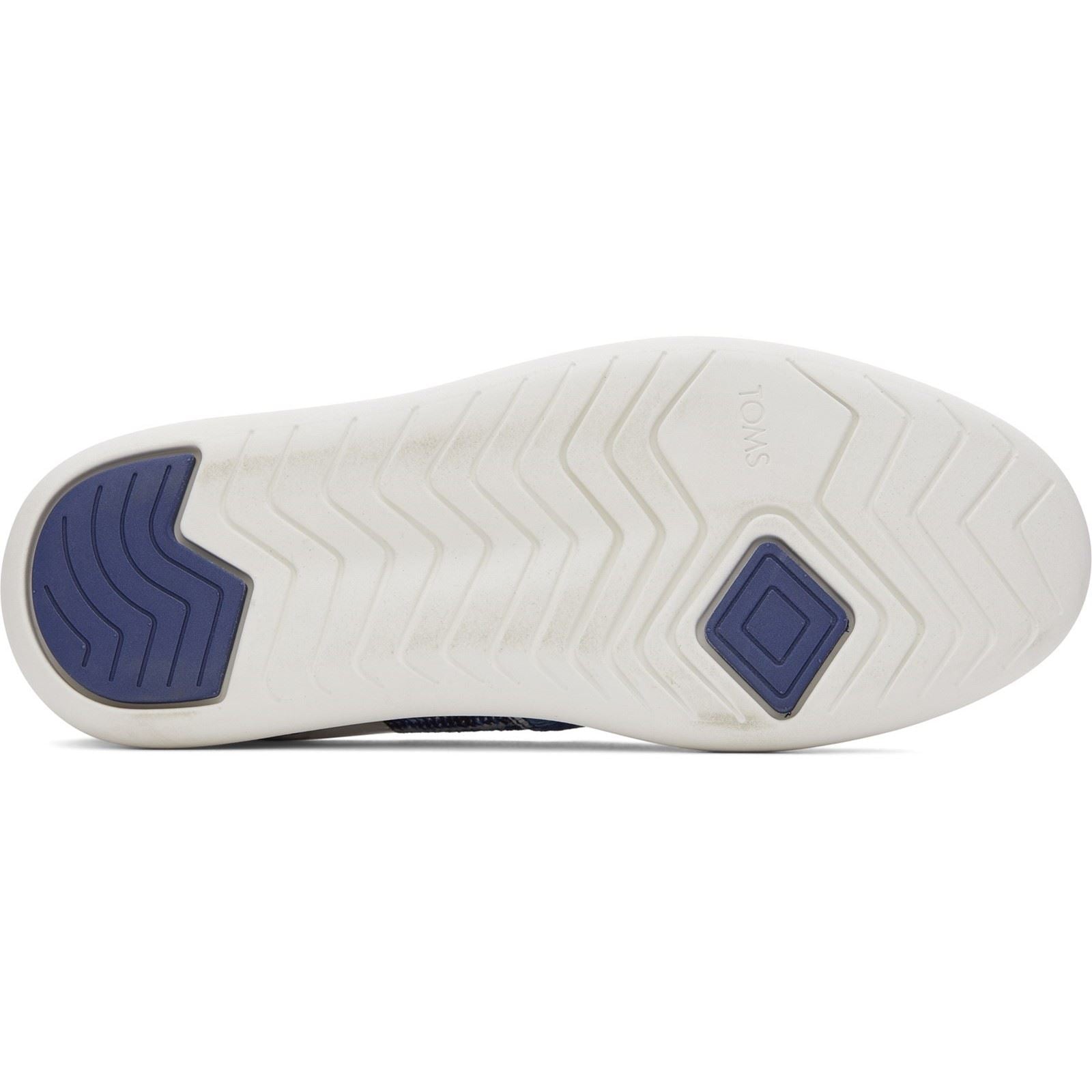 TOMS Alpargata Mallow 100% Cotton Women's Navy Espadrilles