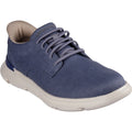 Skechers Garza Clive Cotton Men's Blue Lace-Up Shoes