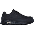 Skechers Workwear Uno SR - Doltin Durabuck Men's Black Safety Trainers