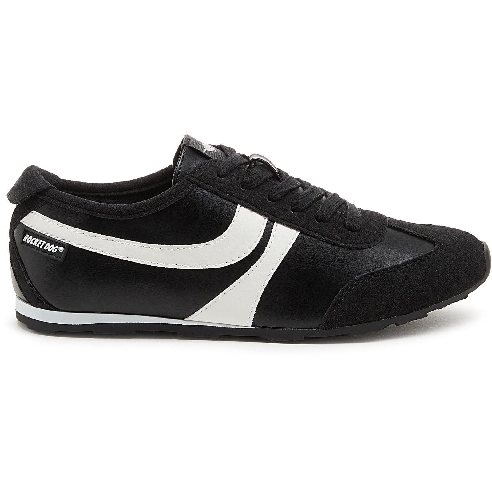 Rocket Dog Destin PU Combo Polyurethane Women's Black/White Trainers