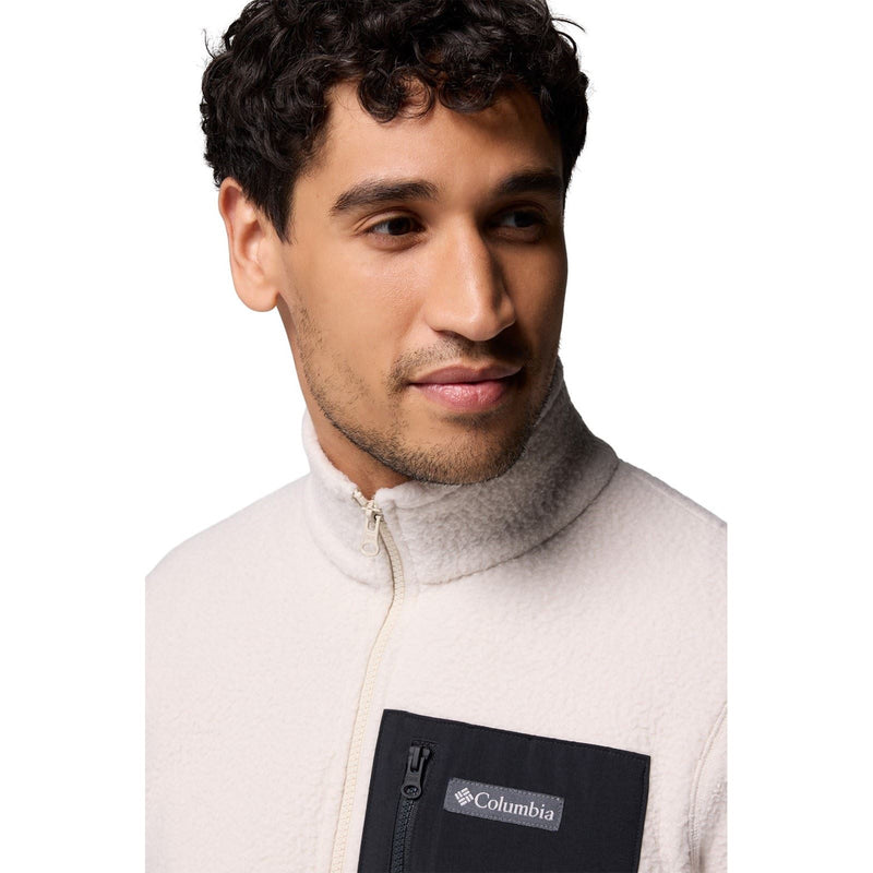 Columbia Jasper Ridge Pebbled Full Zip Fleece Men's Brown Fleece Jacket