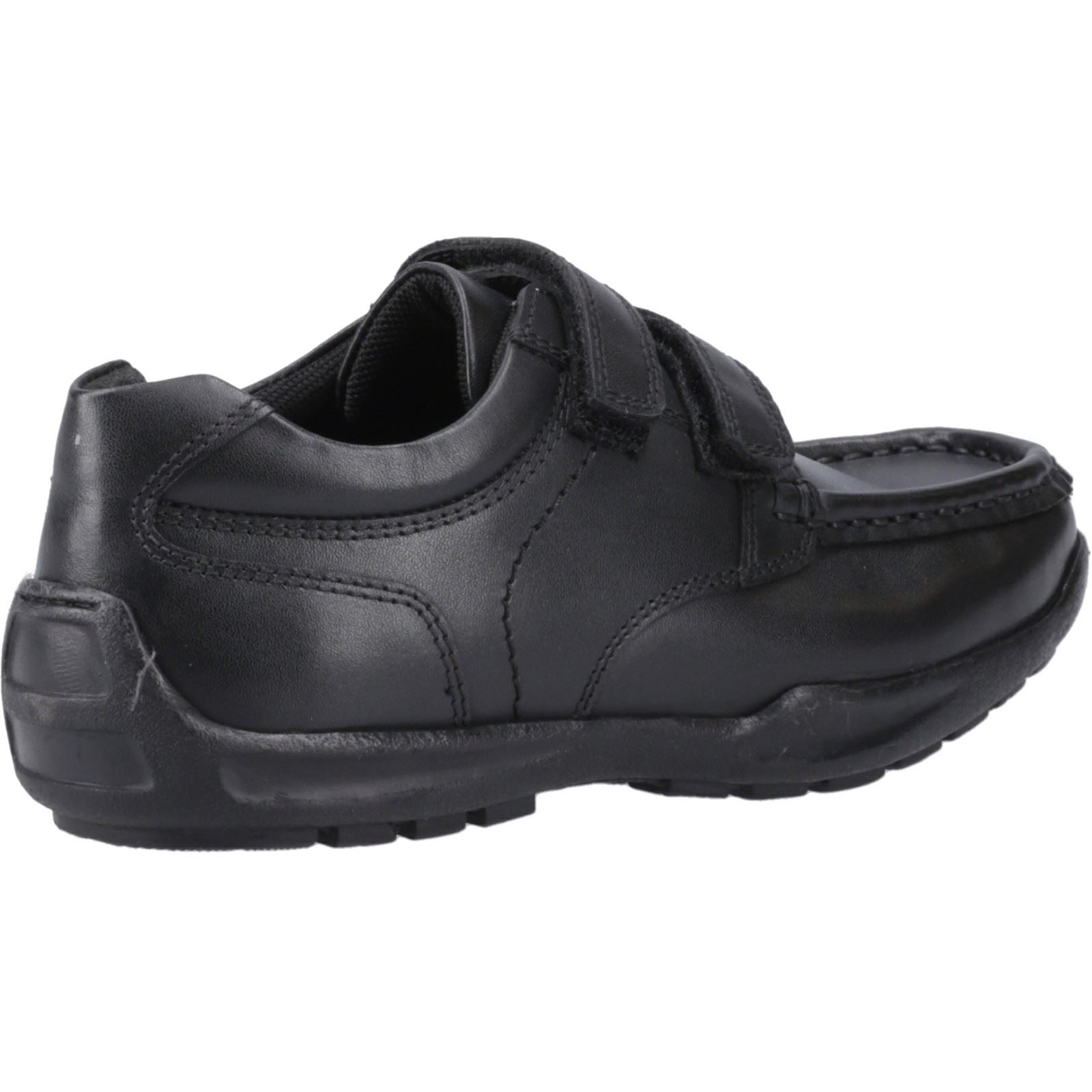 Hush Puppies Maddox Leather Boys's Black Shoes