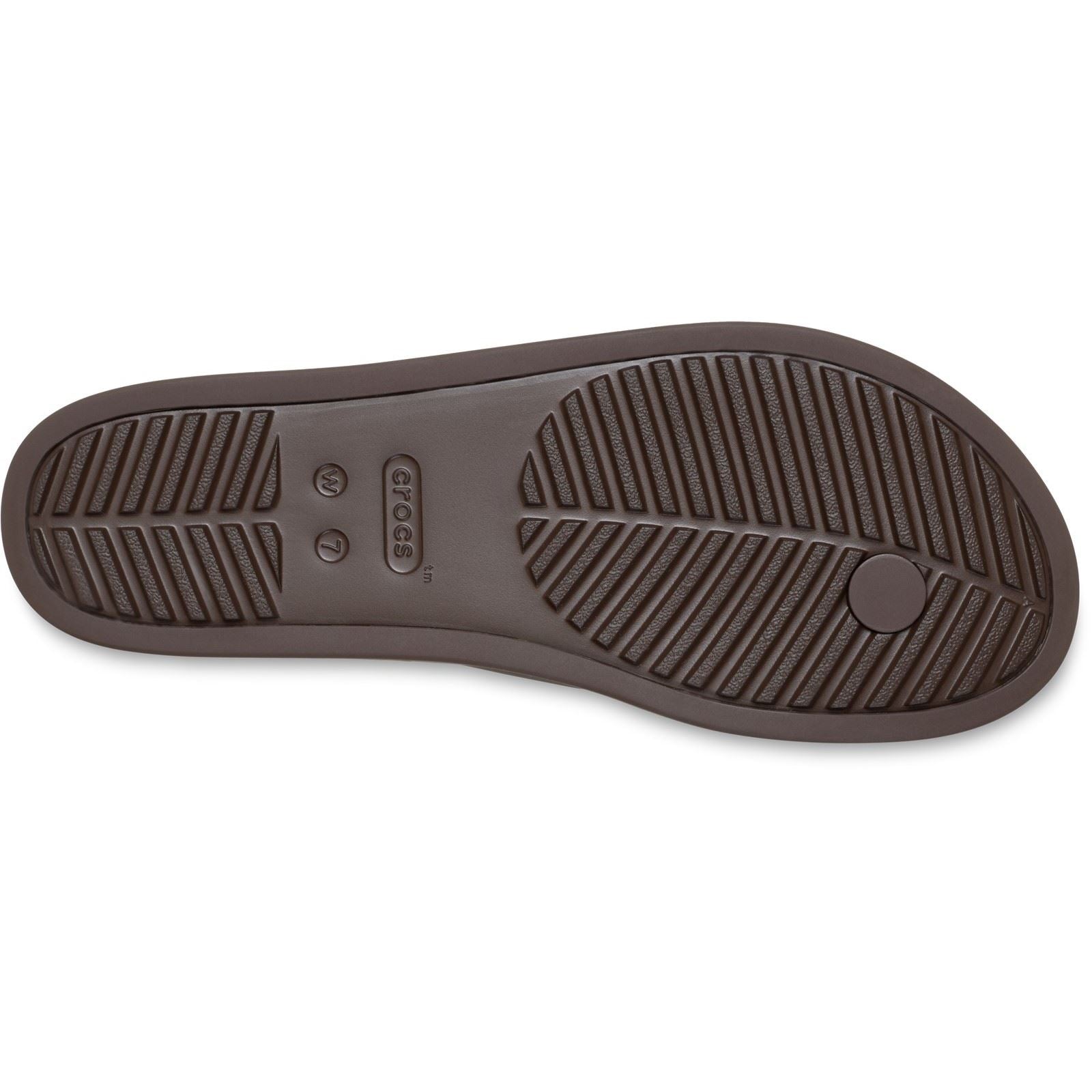 Crocs Miami Matte Flip EVA Women's Coffee Sandals