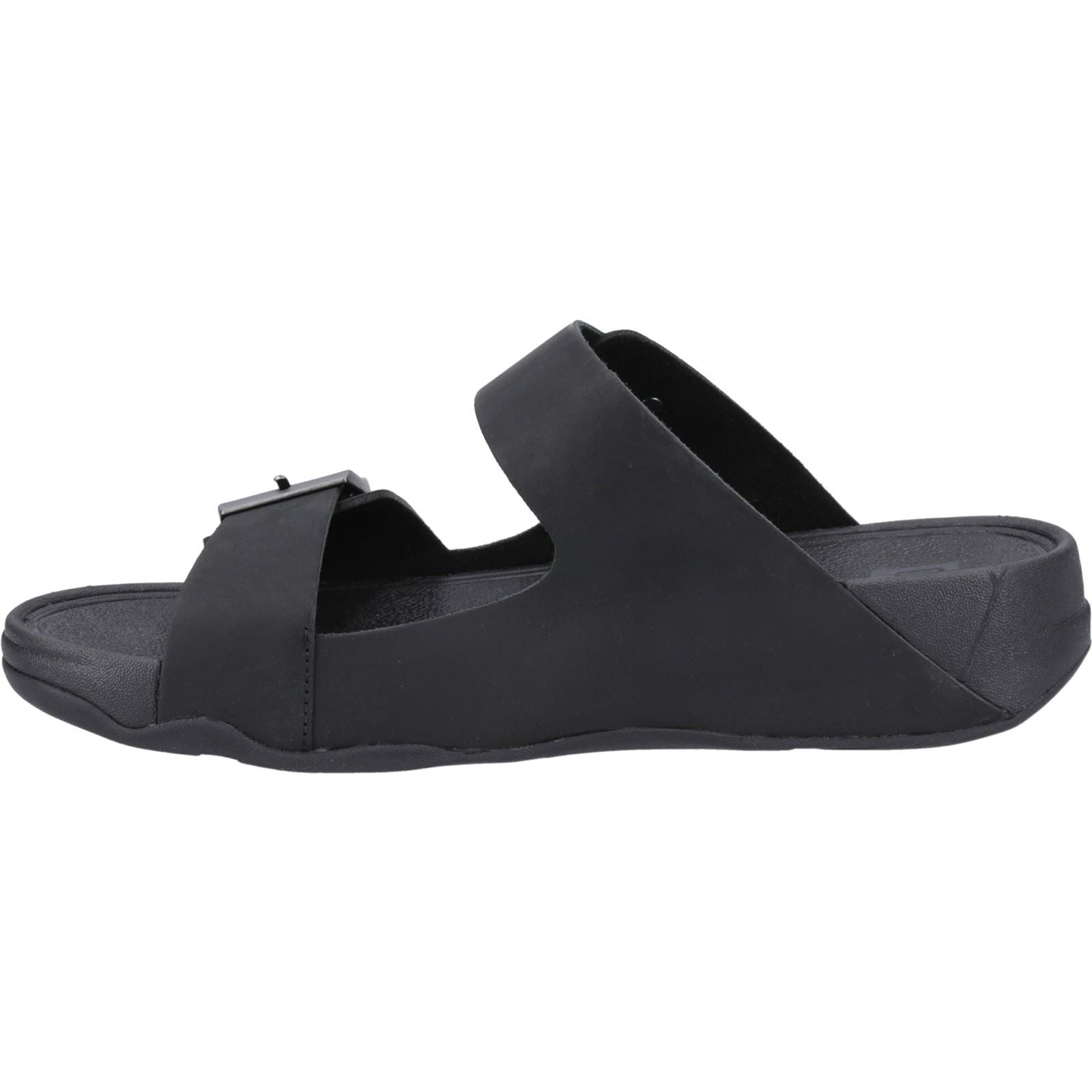 Fitflop Gogh Moc Leather Men's Black Sandals