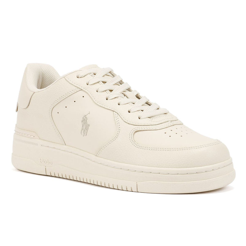 Polo Ralph Lauren Masters Court Leather Men's Ecru Trainers