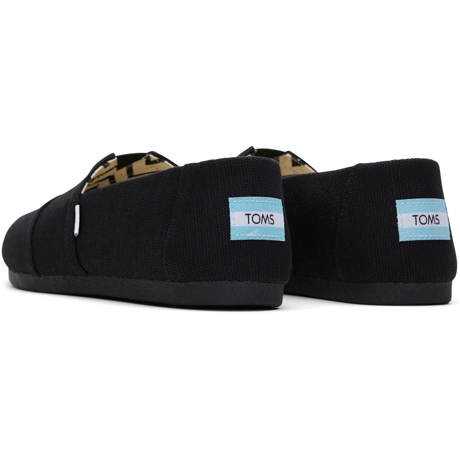 TOMS Alpargata Classic Cotton Women's Black Espadrilles
