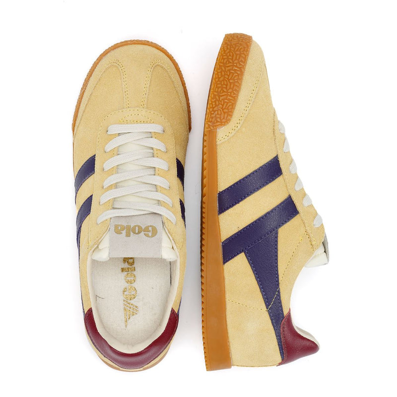 Gola Elan Suede Women's Pollen/Cerise Trainers