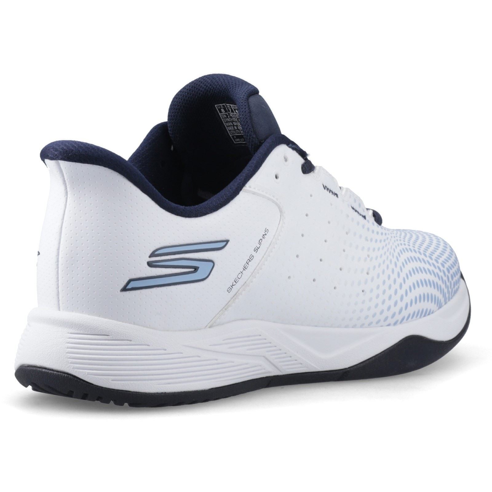 Skechers Slip-ins Relaxed Fit Viper Court Reload Men's White/Navy Blue Trainers