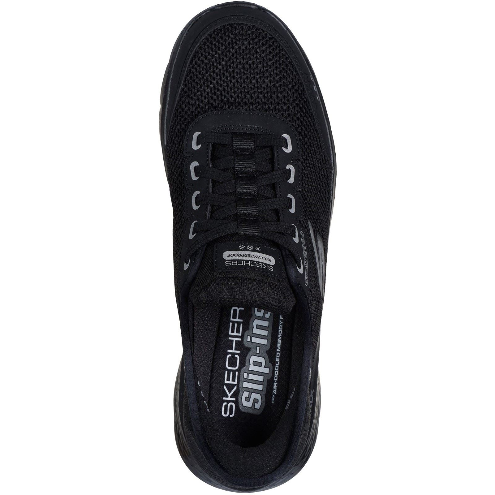 Skechers GO WALK Flex Textile Men's Black Trainers