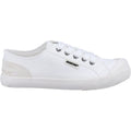 Rocket Dog Jazzin 12A Canvas Cotton Women's White Trainers