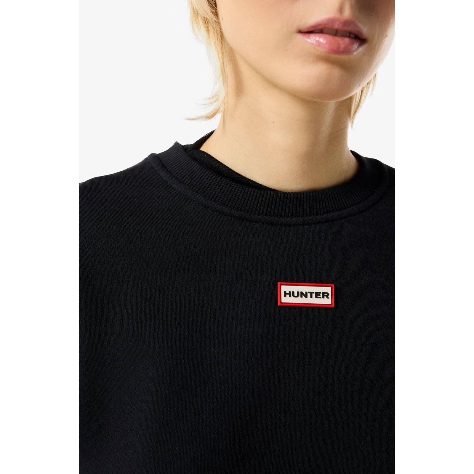 Hunter RL Essentials Crew Women's Black Sweatshirt