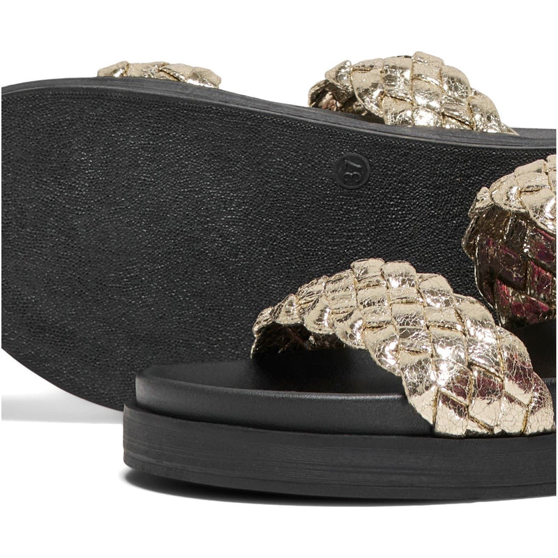 ONLY MINNIE-16 Synthetic Women's Gold Sandals