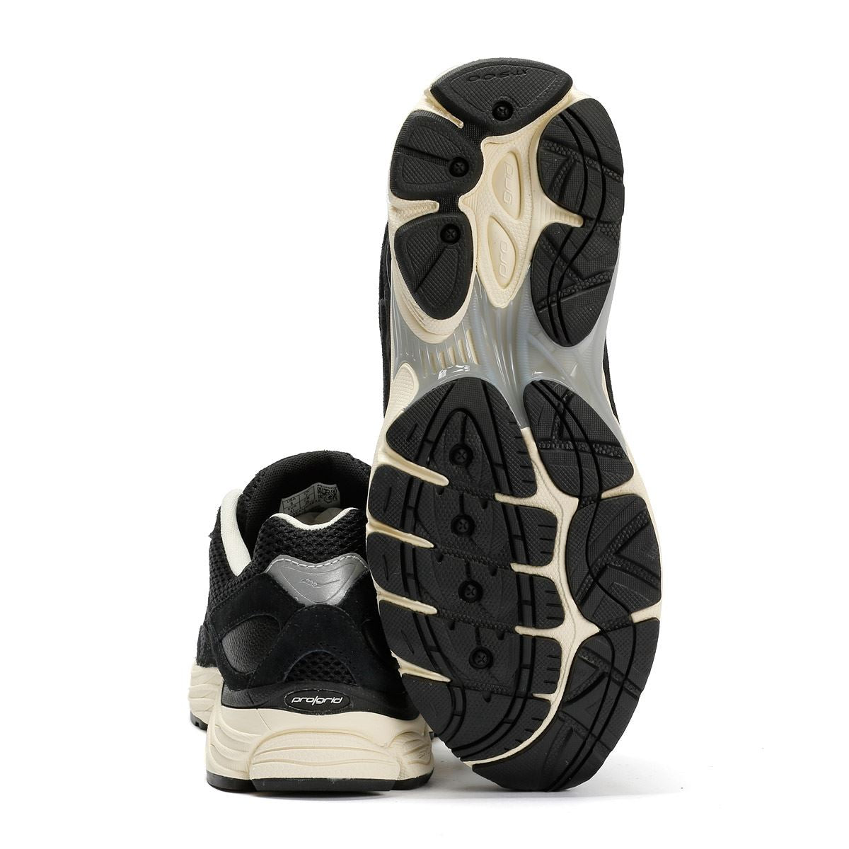 Saucony ProGrid Omni 9 Black/Cream Trainers