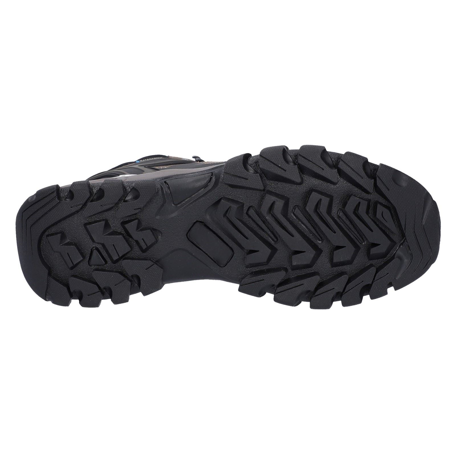 Hi-Tec V-Lite Explorer WP Cow Suede Leather Men's Charcoal/Grey/Dark Blue Hiking Boots