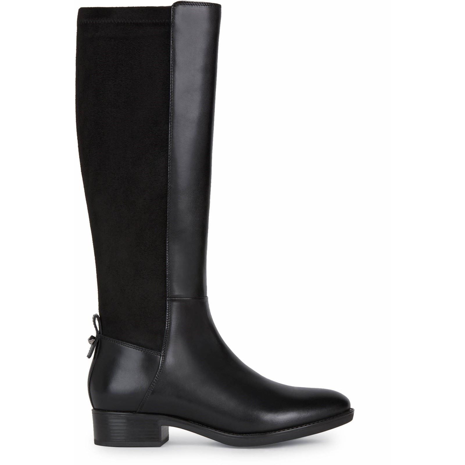 Geox D Felicity Leather Women's Black Boots