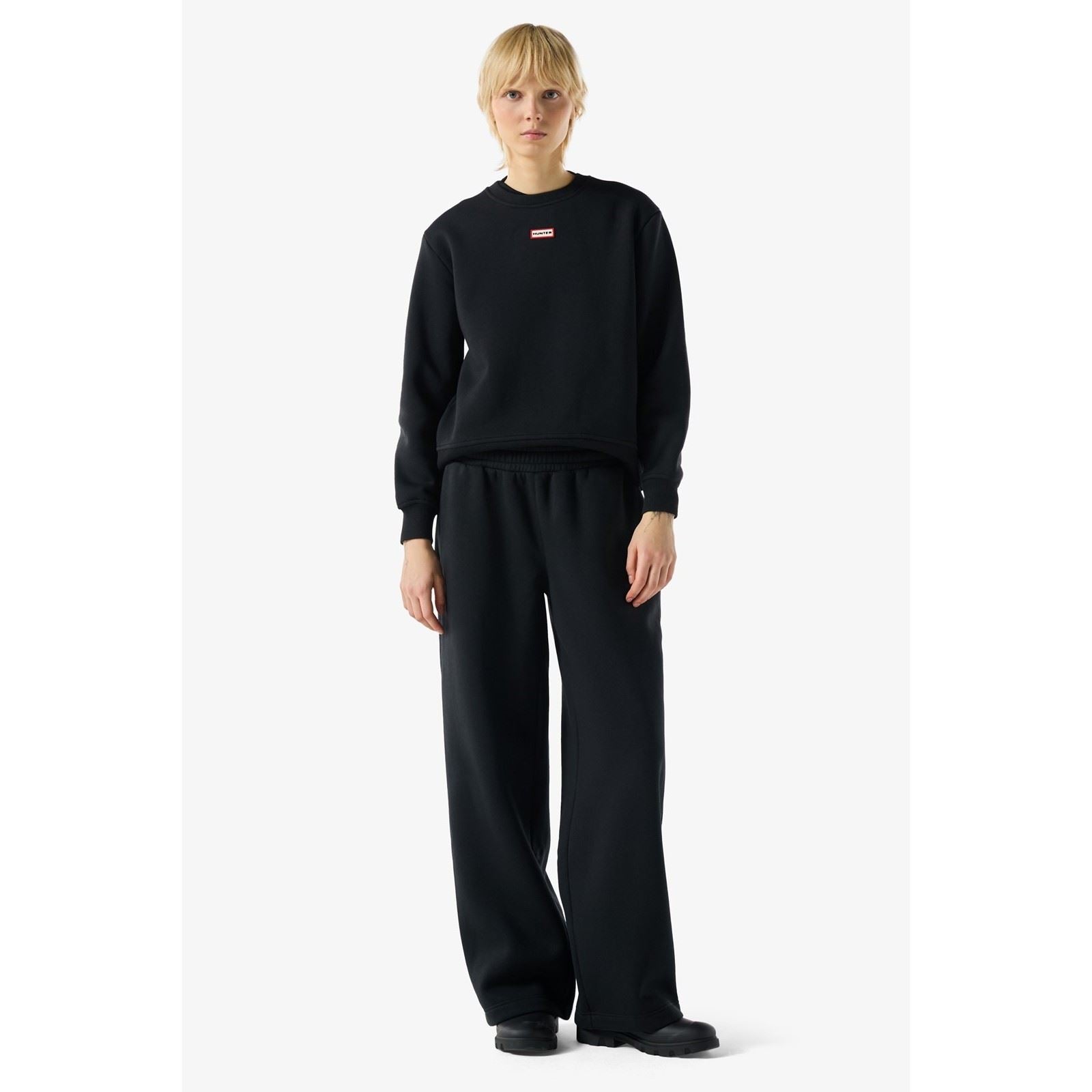 Hunter RL Essentials Crew Women's Black Sweatshirt