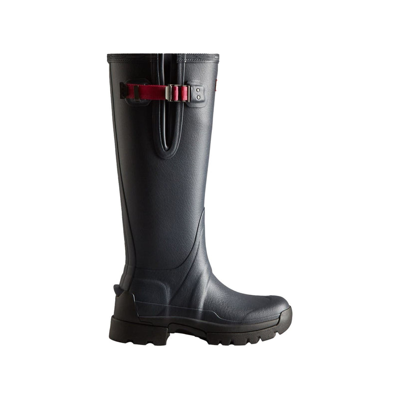Hunter Balmoral Adjustable Rubber Women's Navy/Peppercorn Wellington Boots