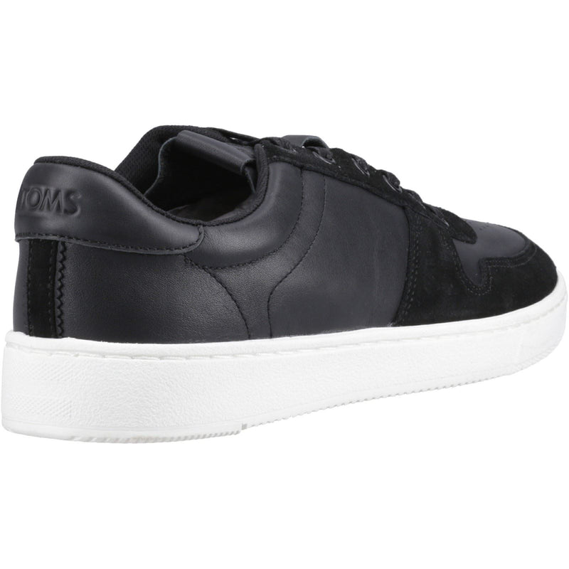 TOMS TRVL Lite Court Leather Men's Black Trainers