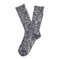 Anonymous Ism Classic Slub Crew Men's Navy Socks