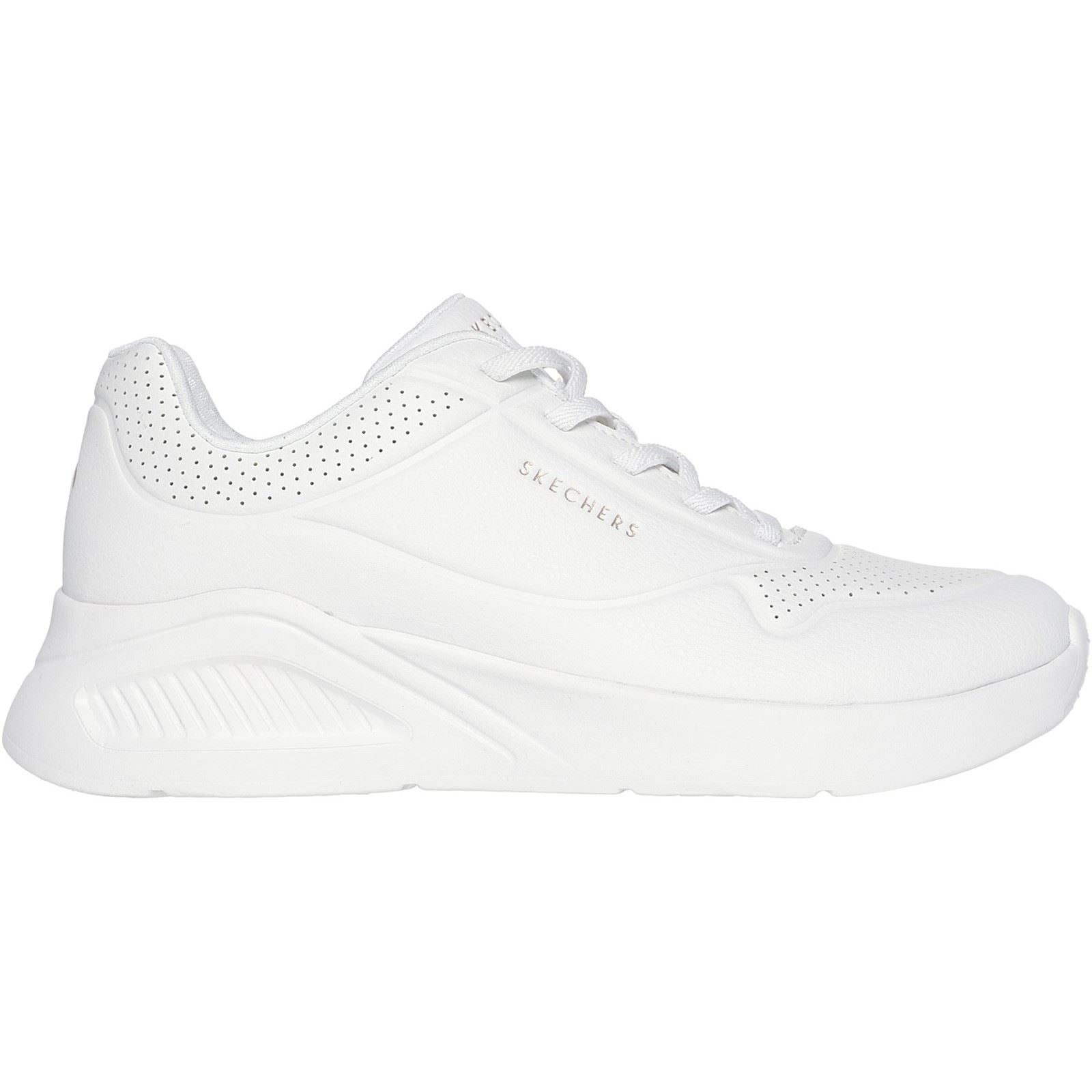 Skechers Uno Lite Lite Work Synthetic Women's White Trainers