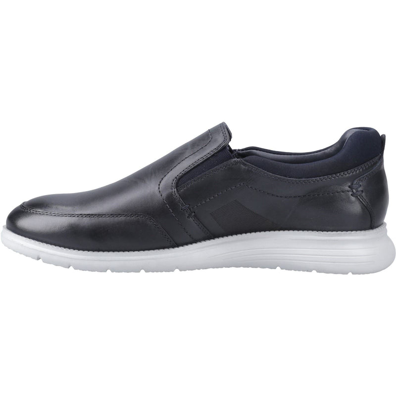 Pod Holden Leather/Textile Men's Navy Trainers