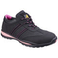 Amblers Safety FS47 Leather Women's Black/Pink Safety Trainers