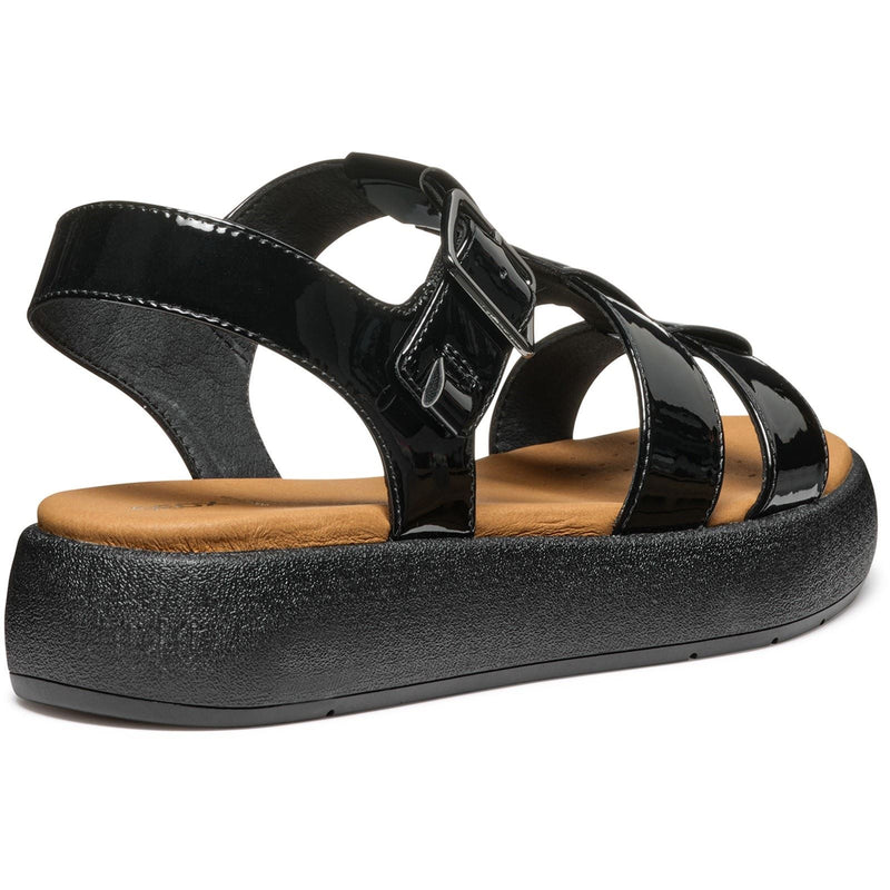 Geox D CAMALEI Synthetic Synthetic Women's Black Sandals