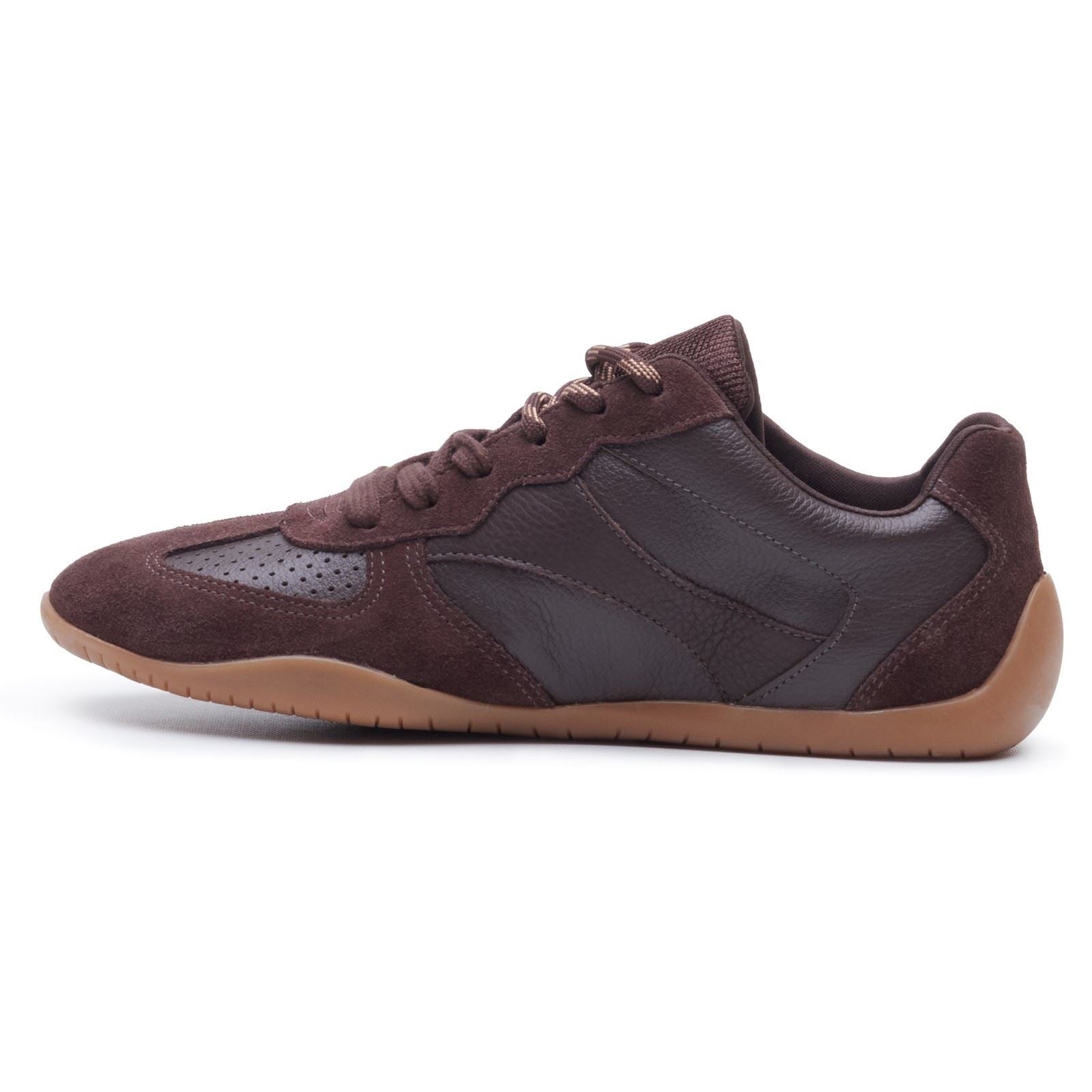 Hush Puppies Jovie Leather Women's CHOCOLATE Trainers